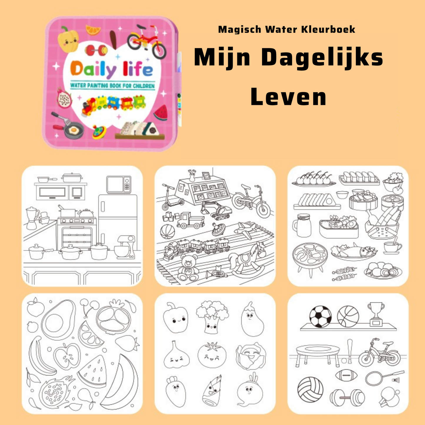 Doleda™ Magisch Waterkleurboek