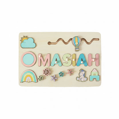 Doleda™ Houten Naampuzzel