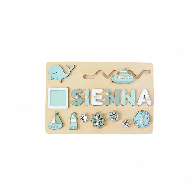 Doleda™ Houten Naampuzzel