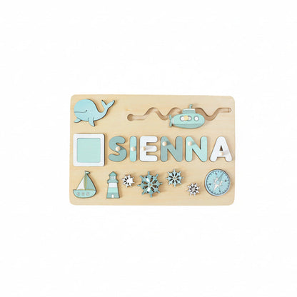 Doleda™ Houten Naampuzzel